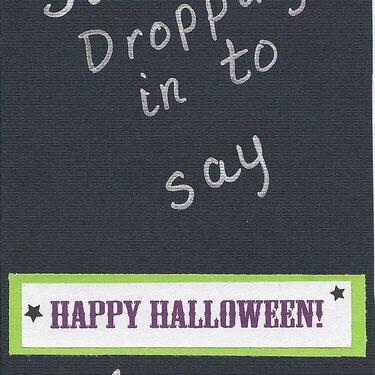 Halloween Card~inside
