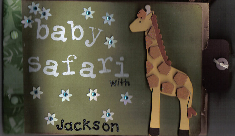 Baby Safari paperbag book front cover