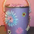 Flower Power Pail-Side view 2