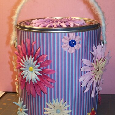 Flower Power Pail-Side View 1