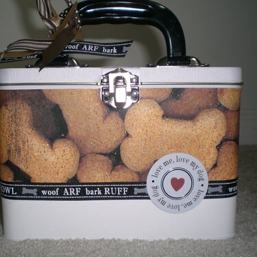 Love Me, Love My Dog Treat Tin