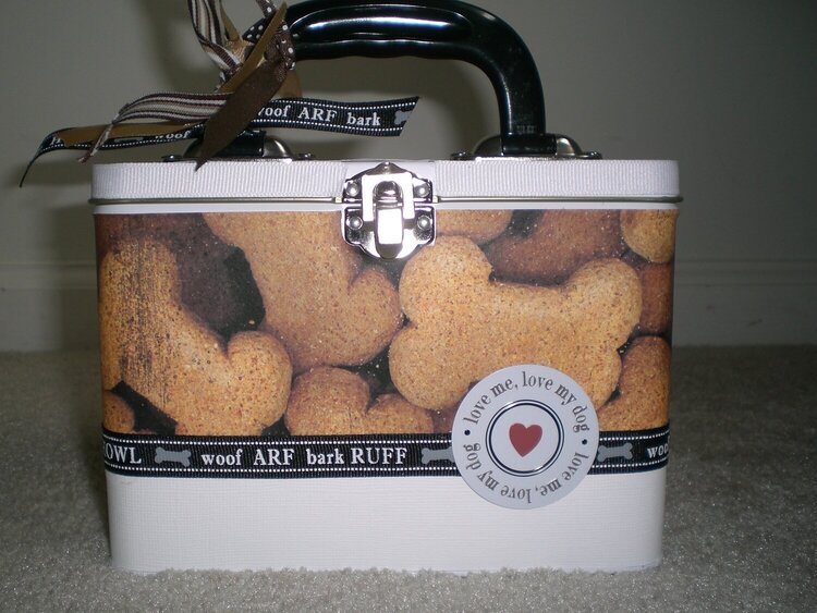 Love Me, Love My Dog Treat Tin