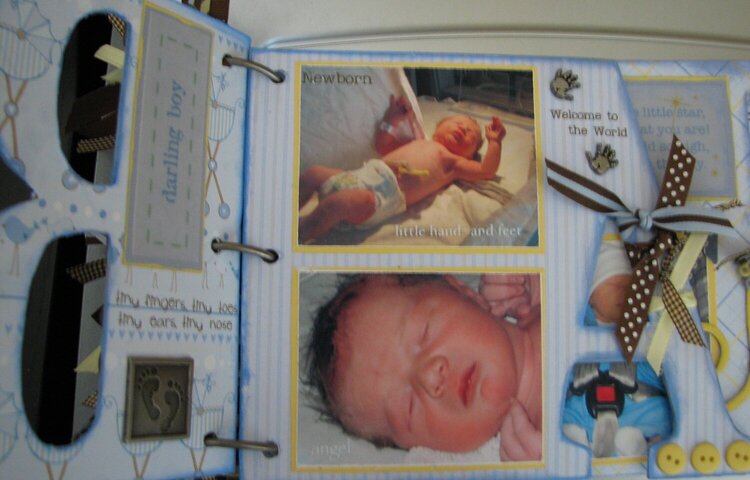 Bo Bunny BABY Chipboard Album