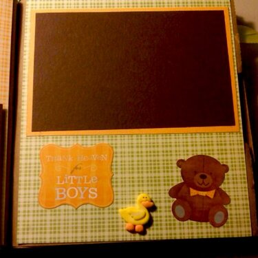 Baby Boy Paper Bag Mini Album