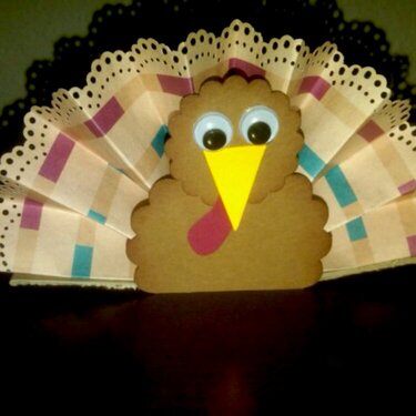 Turkey Place Card holder