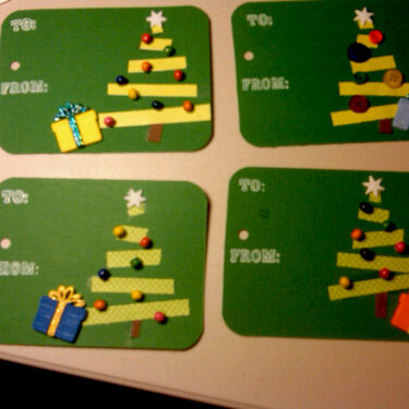Christmas tags 3