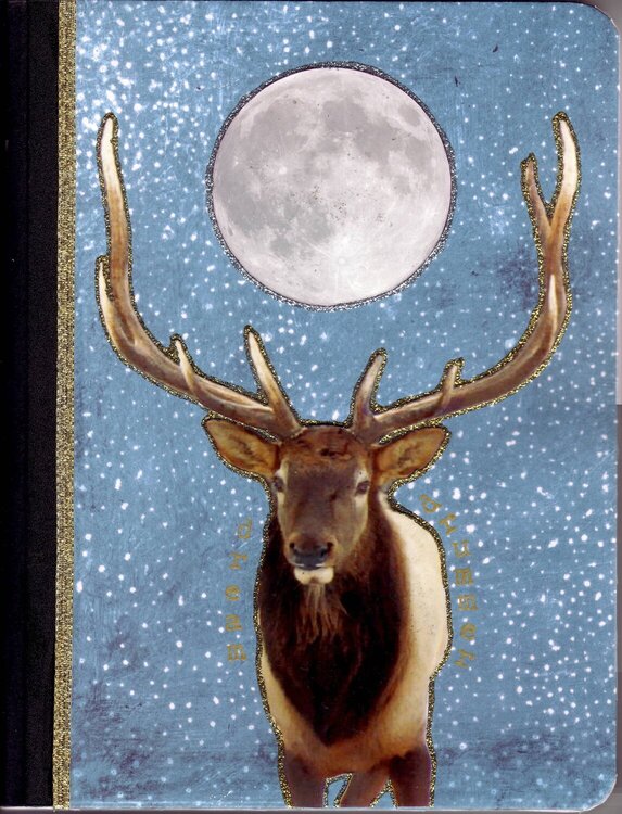 Composition Notebook: Hoof, Horn, and Moon
