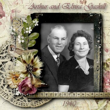 Maternal Grandparents: Arthur and Elvira Gaskill