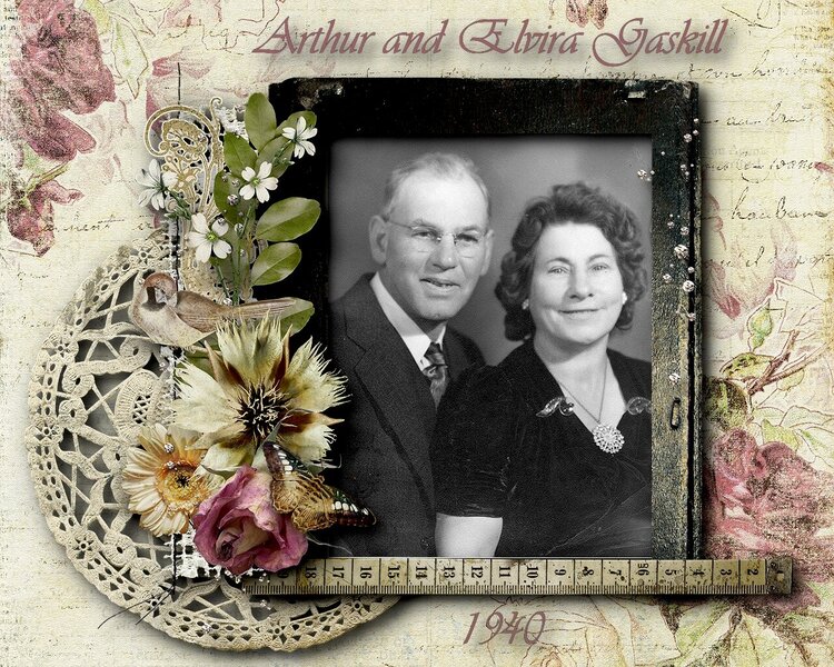 Maternal Grandparents: Arthur and Elvira Gaskill