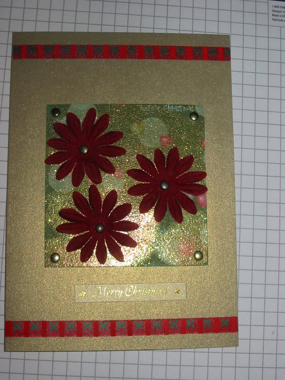 Sparkly christmas card