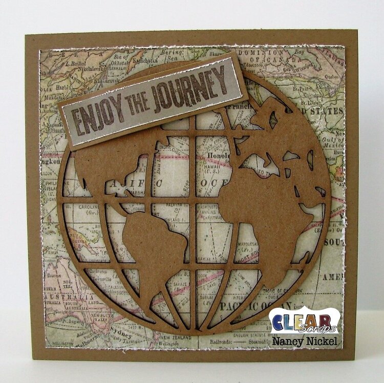 Enjoy the Journey Card for Clear Scraps