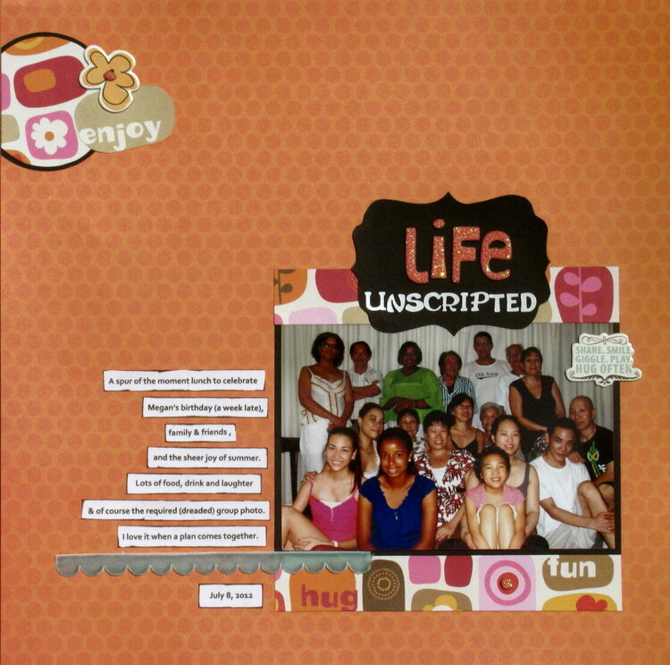 Life unscripted