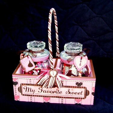 RP &quot;Chocolate Kisses&quot; Candy Jar Holder/Box