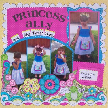 Princess Ally and The Paper Dress