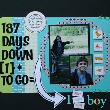 187 Days Down, 1 To Go = 1 Happy Boy!