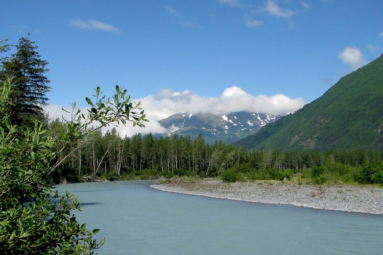 near Portage Glacier Road, Alaska