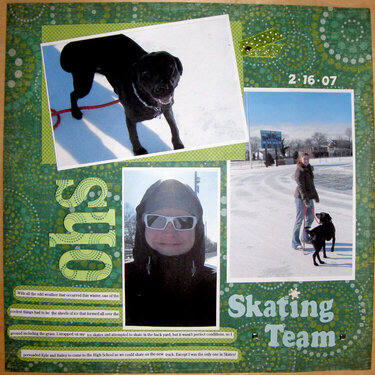 OHS Skating Teamn