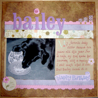 Happy Birthday Bailey
