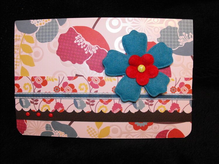 Flower Blank Card
