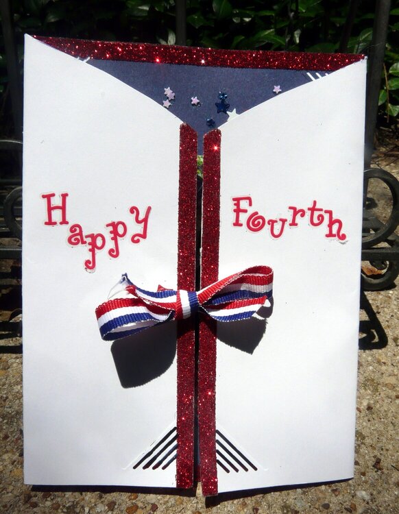 July 4th Card Outside