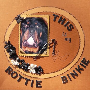 This is my Rottie Binkie