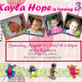 Kayla's 3rd Invite