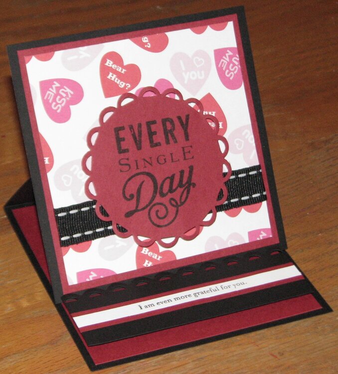Valentine&#039;s Day Easel Card