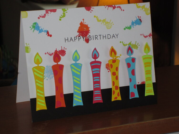 Candle card