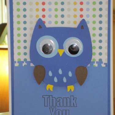 Thank you card for my DD Brownie leaders.