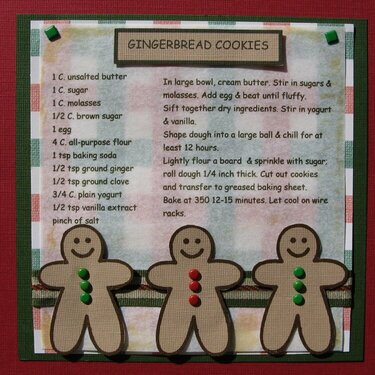 Gingerbread cookies recipe
