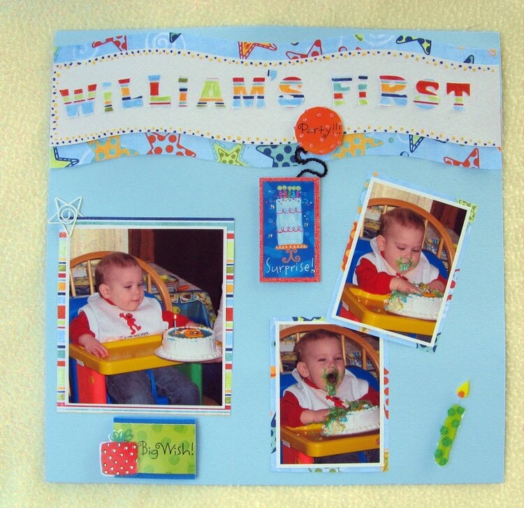 William&#039;s first Birthday