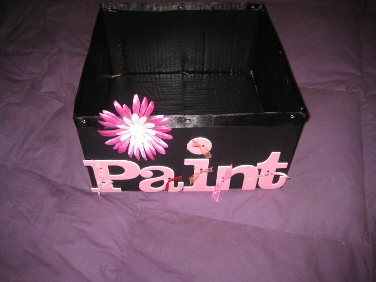 Altered Paint Box- Front
