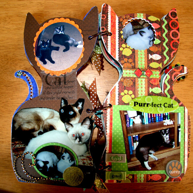 Acrylic Cat Album - pg 3, 4