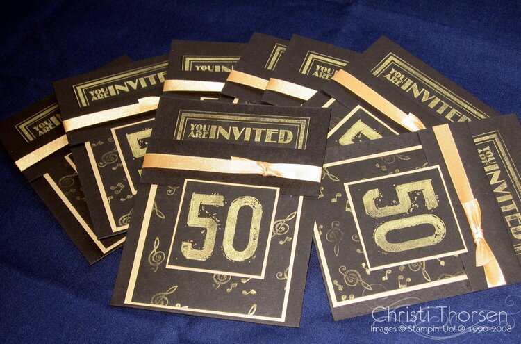 50th Birthday Invitation Order