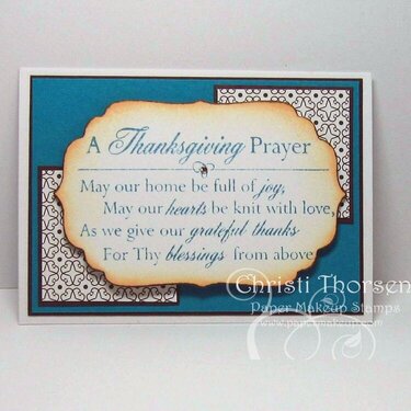 CC240 Thanksgiving Prayer