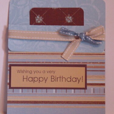 Pocket Card-Happy Birthday