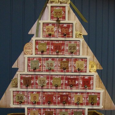 Christmas Tree Advent Calendar