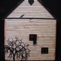 Haunted House Shadow Box