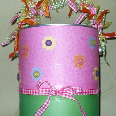 easter altered paint bucket