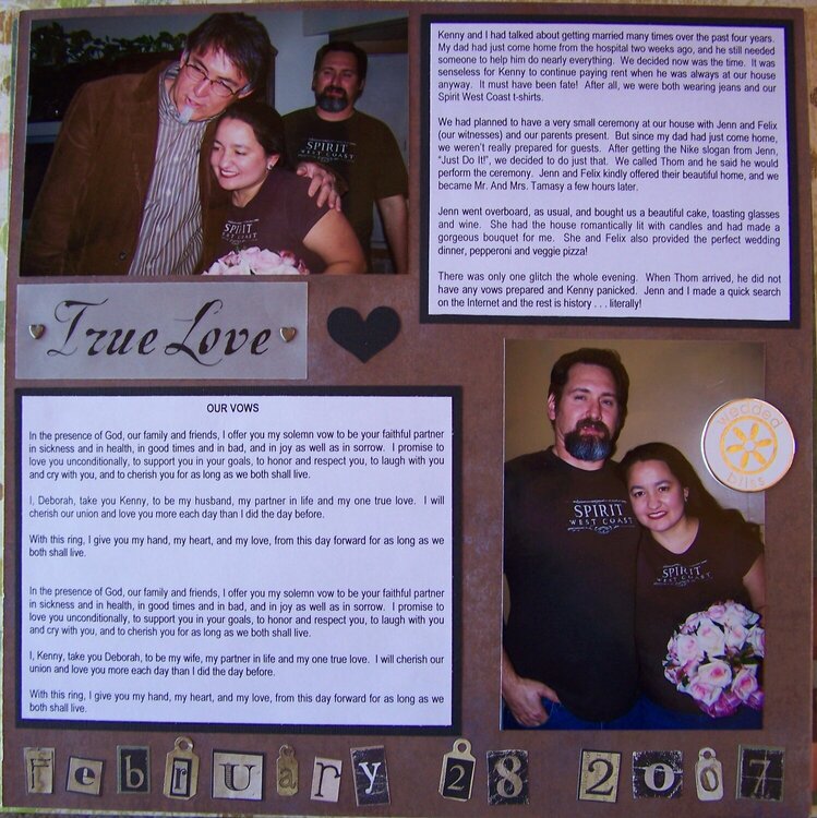 Wedding - Page 2 of 6 (Our Vows)