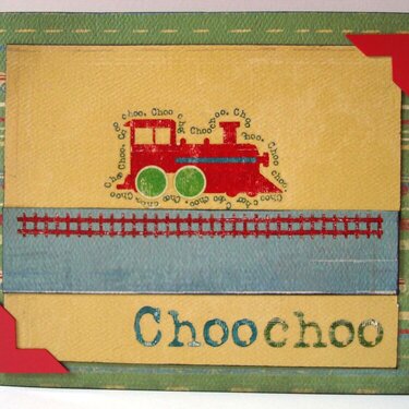 Choo Choo Brithday Card