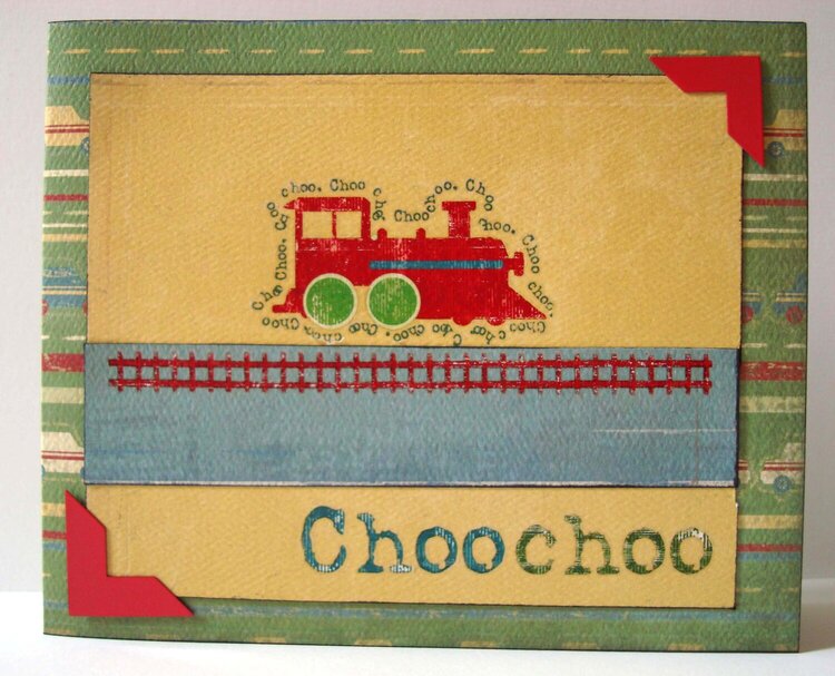 Choo Choo Brithday Card