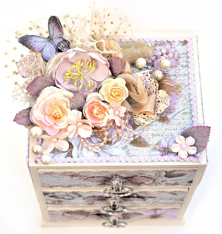 Chest Of Drawers - Flying Unicorns and FabScraps