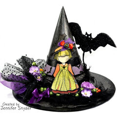 Witch Hat- Halloween Home Decor - Julie Nutting Prima