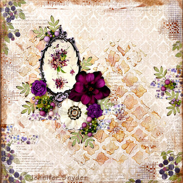 Vintage Violets -Maja Design