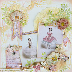Ballerina Postcards - Scraps Of Elegance May