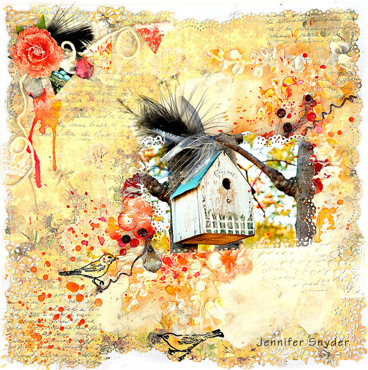 Birdhouse - Scraps of Elegance