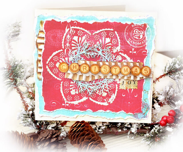 Christmas  Card -  Prima Marketing DT