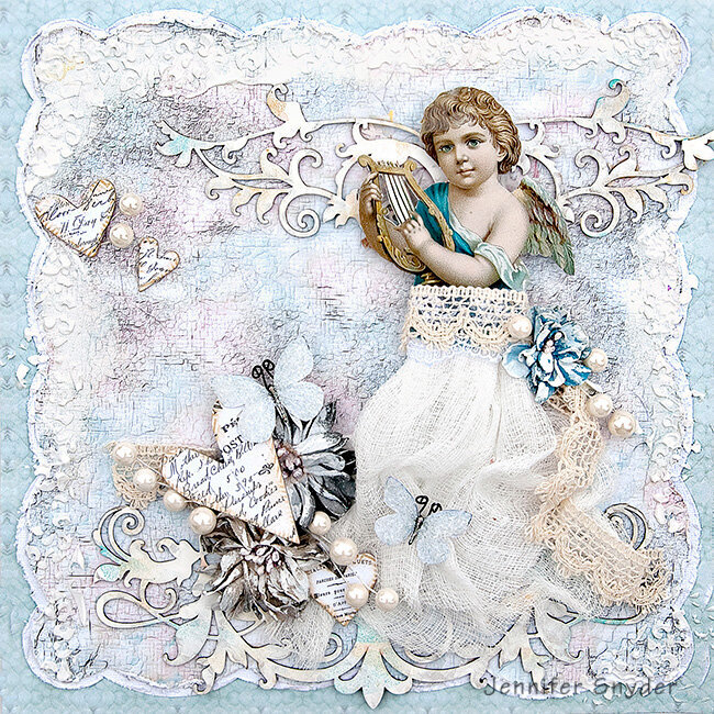 Angel All Dressed Up - Scraps Of Elegance