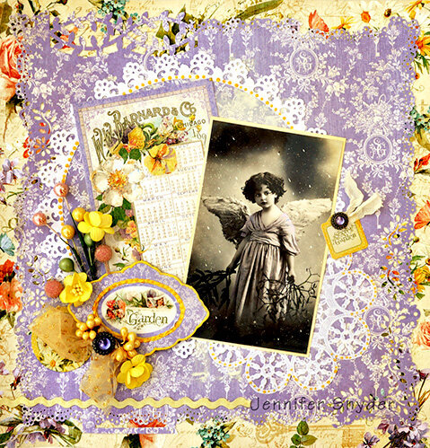 Purple Angel - Scraps of Elegance